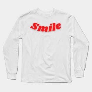 Smile Long Sleeve T-Shirt